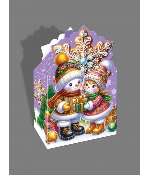 Новорічна коробка "Сніговики" 26-54