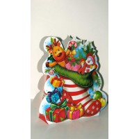 Коробка котомка "Новогодний носок" 26-83*1