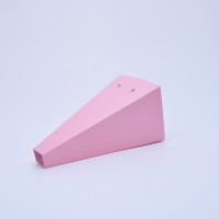 Конус 13*28*3 см рожевий льон з блиском