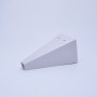 Конус 13*28*3 см срібло льон блиск