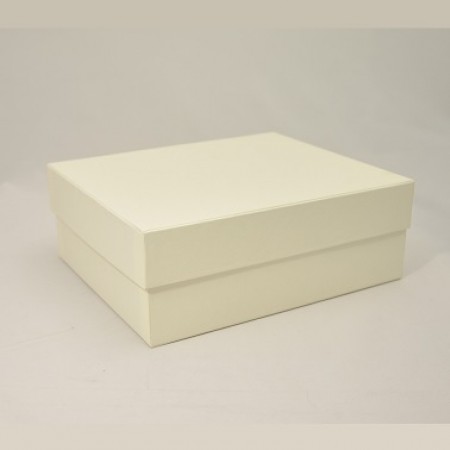 Коробка кришка -дно 27,5*23*10 см бежева (Dali bianco)