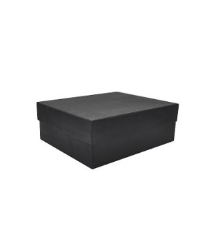 Коробка кришка-дно 27,5*23*10 см чорна (Creative board brilliant black)