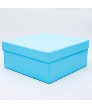 Коробка кришка-дно 15*15*5 см блакитна (Clariane seleste)