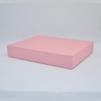 Коробка кришка-дно 40*30*6,5 см рожева  (Woodstock rosa)