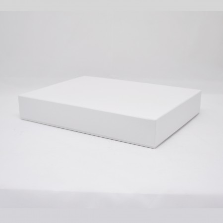 Коробка кришка-дно 50*35*7 см біла (Dali) + дно біле