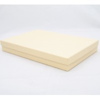 Коробка кришка-дно 40*30*6,5 см кремова (Clariana)
