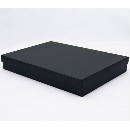 Коробка кришка-дно 40*30*6,5 см чорна(Creative board brilliant black)