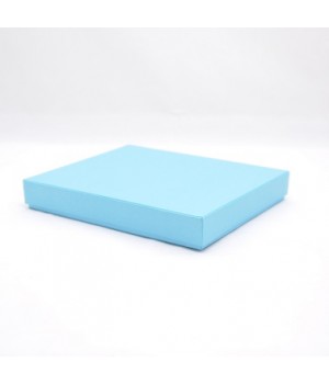 Коробка крышка-дно 25*20,5*3,5 см блакитна (Clariana celeste)