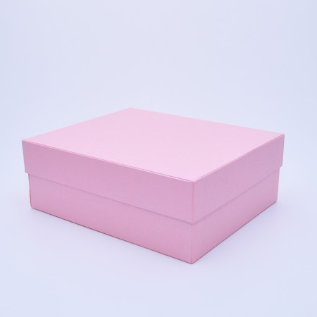 Коробка кришка-дно 35*20*10 см рожева (Clariana cp rosa)