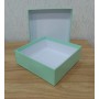 Коробка кришка-дно 15*15*5 см зеленая (Clariana verde)