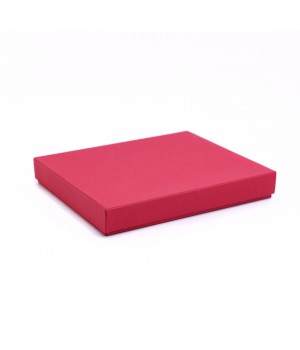 Коробка кришка-дно 25*20,5*3,5 см червона (Clariana navidad red)