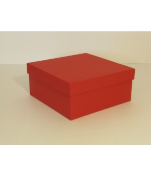 Коробка кришка-дно 18*18*8 см червона (Creative board ruby)