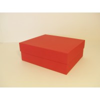 Коробка кришка-дно 27,5*23*10 см червона (Creative board ruby)