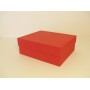 Коробка кришка-дно 27,5*23*10 см червона (Creative board ruby)