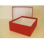 Коробка кришка-дно 27,5*23*10 см червона (Creative board ruby)