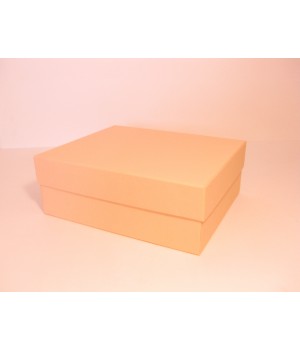 Коробка кришка-дно 35*20*10 см золото льон з блиском