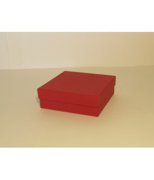 Коробка кришка-дно 15*15*5 см червона (clariana)