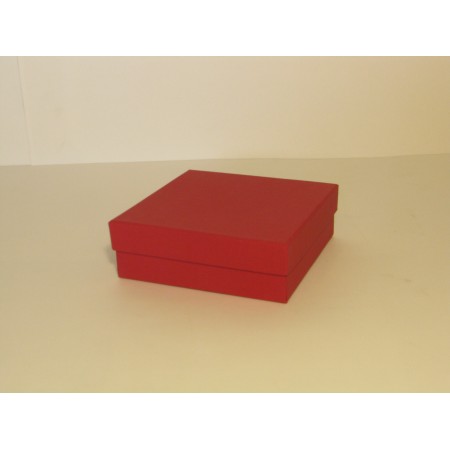 Коробка кришка-дно 15*15*5 см червона (clariana)