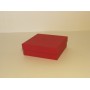 Коробка кришка-дно 15*15*5 см червона (clariana)