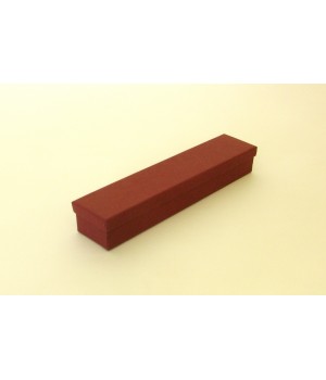 Коробка кришка-дно 25*5*3,5 см бордо з ложементом
