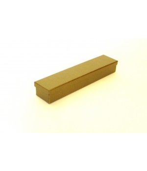 Коробка крышка-дно 25*5*3,5 см золото з ложементом