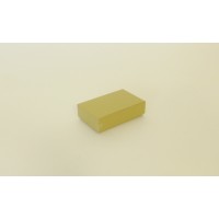 Коробка крышка-дно 10*6*3 см золото лен с блеском