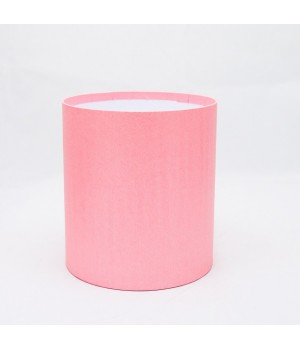 Круглая коробка 20*20 без кришки рожева  (Woodstuk rosa)