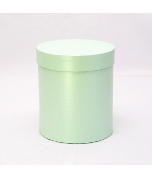 Круглая коробка 15*17 см  з кришкою світло-зелена (Clariana verde)