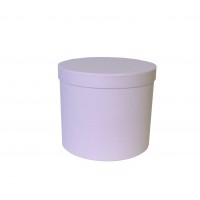 Круглая коробка 20*20 см з кришкою лілова
