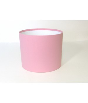 Круглая коробка 20*15 см без  кришки рожева (Woodstuk rosa)