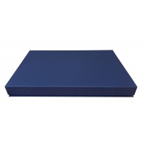 Коробка на магнитах 36*21.5*3 см синяя