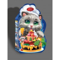 Новорічна коробка "Кондитер року "Котик" 27-71
