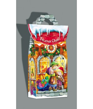 Новогодняя коробка Дом "Веселых праздников" 26-99