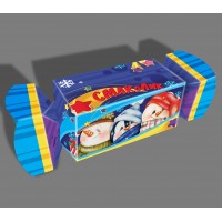 Коробка для новорічного подарунка "Цукерка синя" 27-95