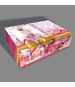 Праздничная коробка "Шкатулка Балерина" 22-04*3